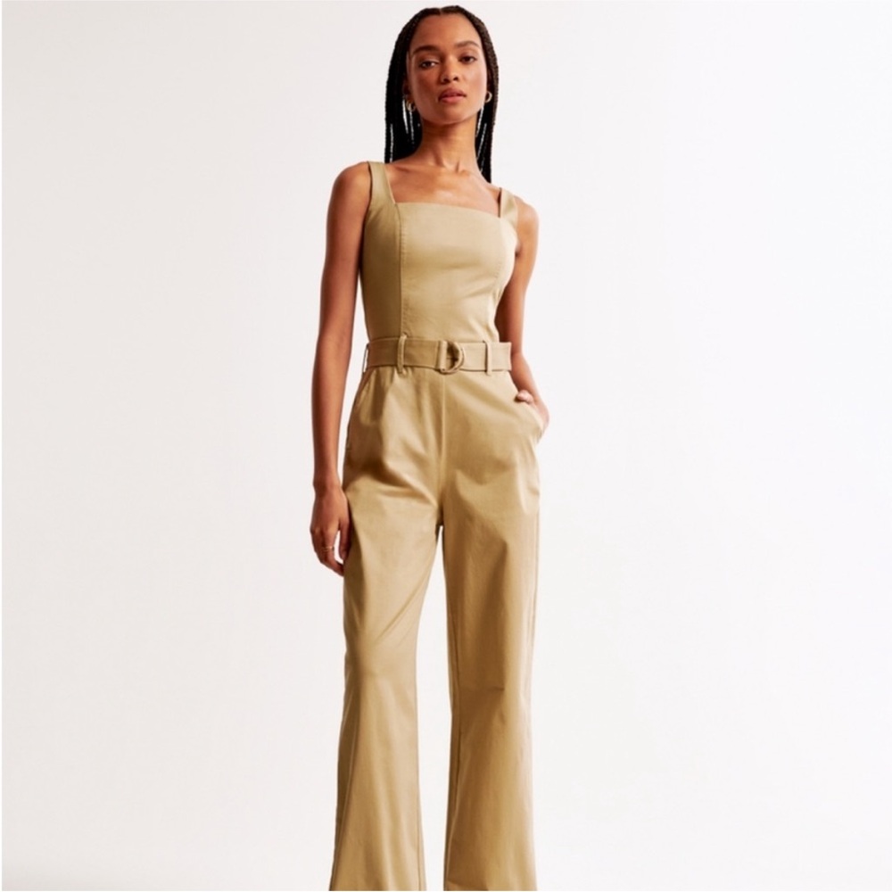 Women's Tan Jumpsuit